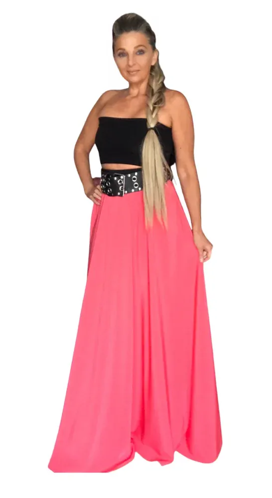 Dlouhá sukně - maxi sukně korálová BOROS SK-L-COR01